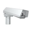 M12PWSS pole top spigot mounted outdoor camera housing with pan tilt action by Security Design CCTV enclosures Australia.