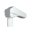 M12PWSS pole top spigot mounted outdoor camera housing with pan tilt action by Security Design CCTV enclosures Australia.