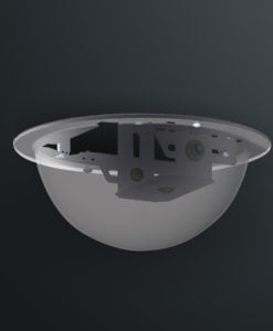 M06D180 ceiling mount dome camera housing range by Security Design Australia.