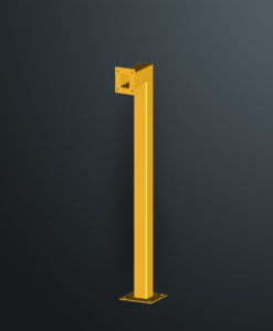 SEQ1 floor mount access control bollard is distributed in Australia by Security Design Co Australia.